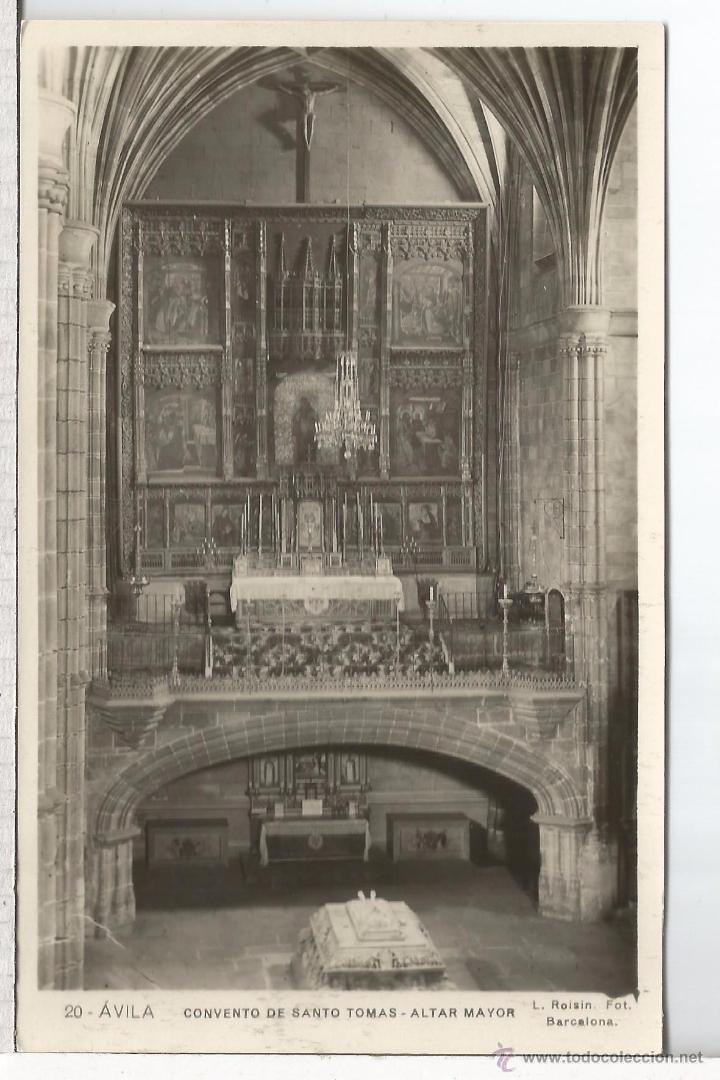 Postales: AVILA CONVENTO SANTO TOMAS SIN ESCRIBIR