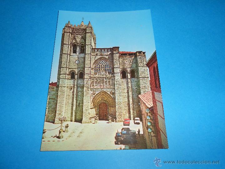 Postales: POSTAL CATEDRALES DE ESPA&Ntilde;A - AVILA - 1972 - CHEMINOVA - FLUOCINOVA