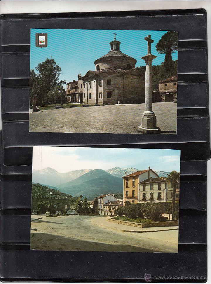 Postales: ARENAS DE SAN PEDRO. SEMINARIO DE SAN PEDRO DE ALCANTARA Y PLAZA DE SAN PEDRO Y SIERRA DE GREDOS AL