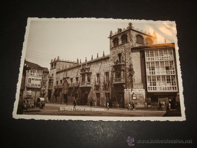 Postales: BURGOS CASA DEL CORDON - Foto 1
