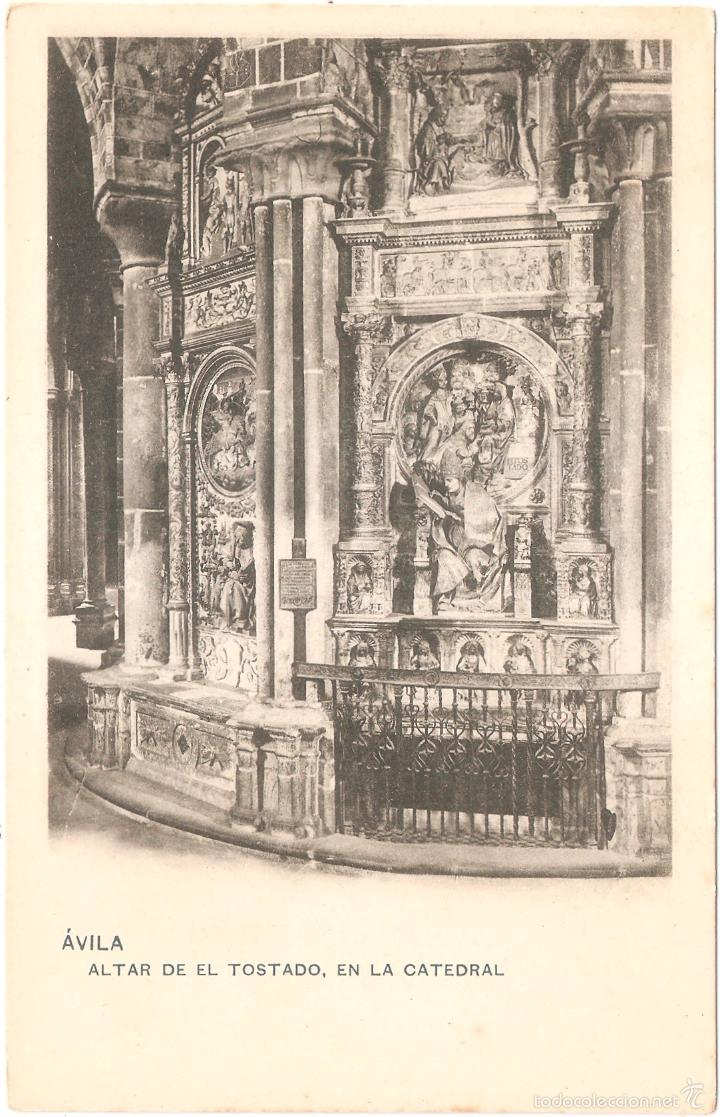 Postales: Avila Altar de el Tostado en la Catedral