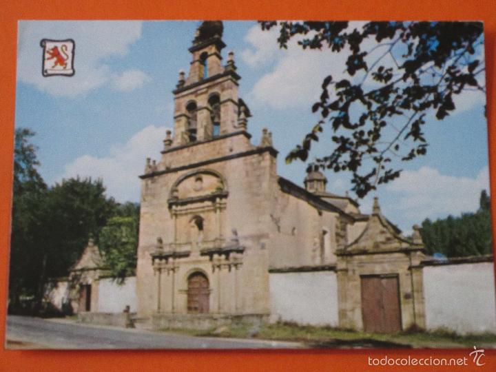 Postales: POSTAL - LEON - CACABELOS IGLESIA ANGUSTIAS - PERGAMINO - NO CIRCULADA