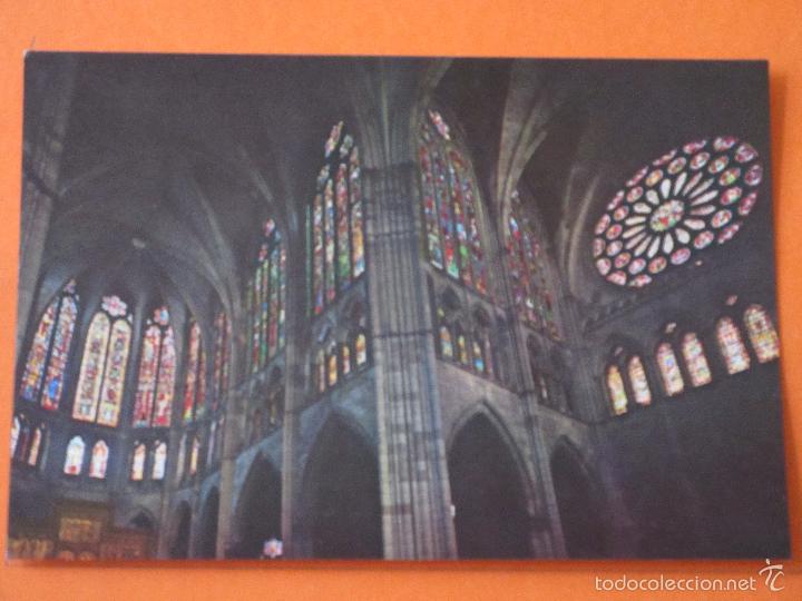 Postales: POSTAL - LEON - CATEDRAL - HIJOS DE F. ALONSO - ESCRITA