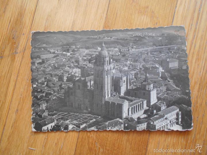 Postales: POSTAL AEREA SEGOVIA CATEDRAL, - Foto 1