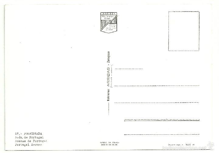 Postales: POSTA DE PONFERRADA (AVDA. DE PORTUGAL) - Foto 2