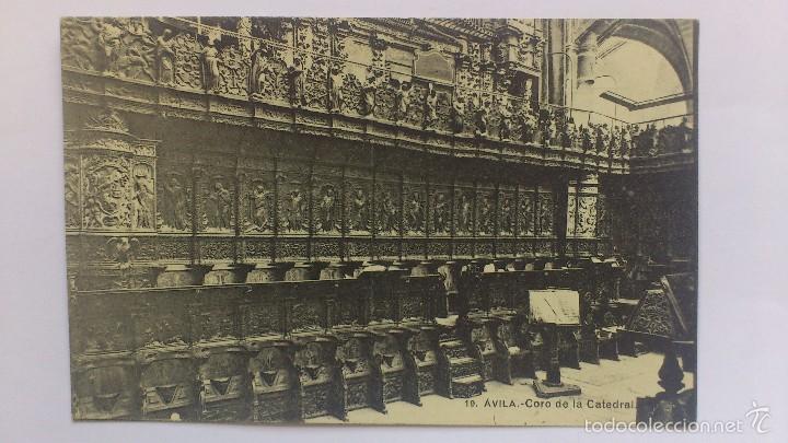 Postales: POSTAL AVILA - CORO DE LA CATEDRAL