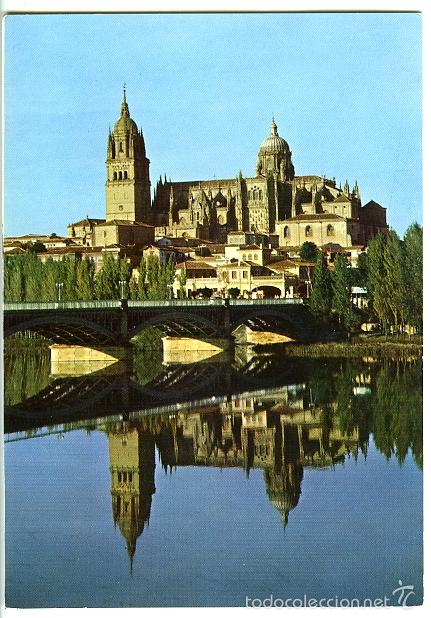 Postales: &uml;Salamanca. Catedral y R&iacute;o Tormes. Ediciones Manipel.