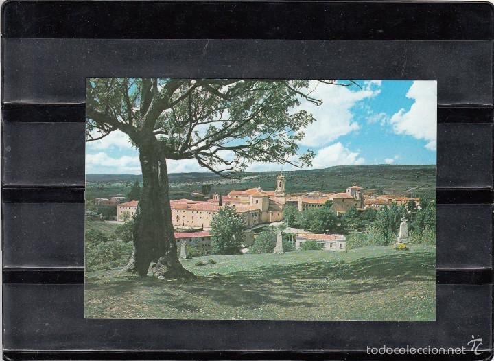 Postales: ABADIA DE SANTO DOMINGO DE SILOS. EL MONASTERIO Y EL PUEBLO. VISTA GENERAL