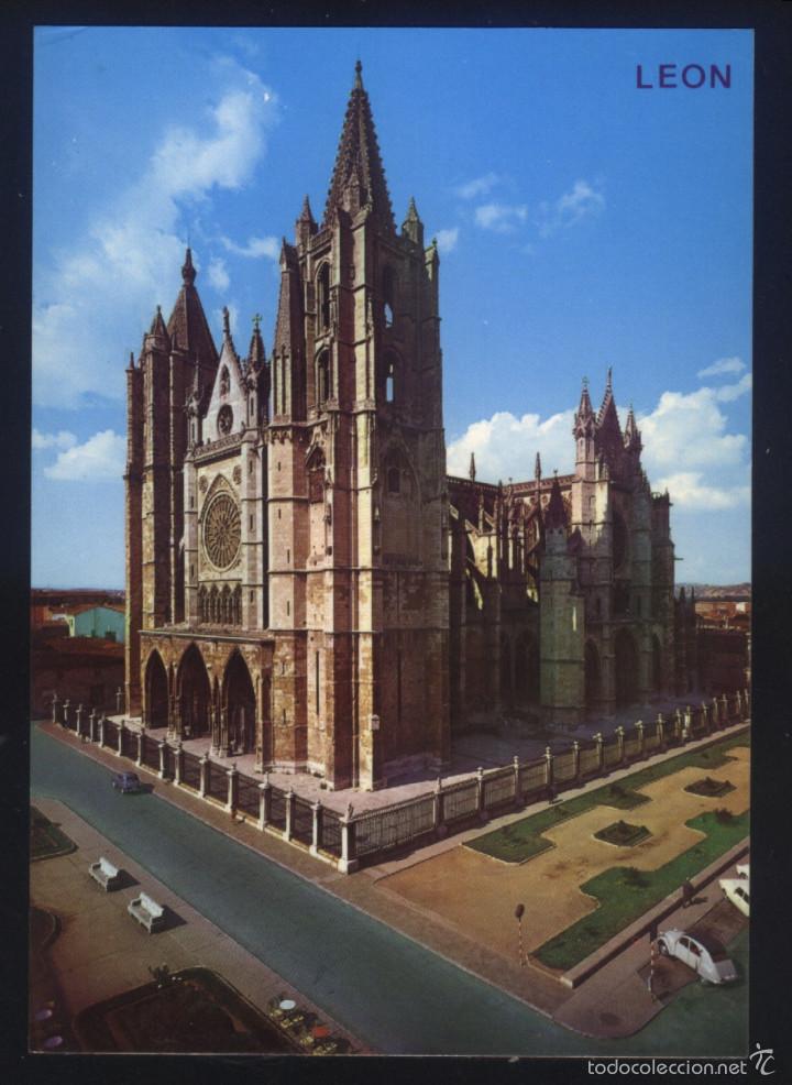 Postales: LE-0505- LE&Oacute;N. LA CATEDRAL. - Foto 1