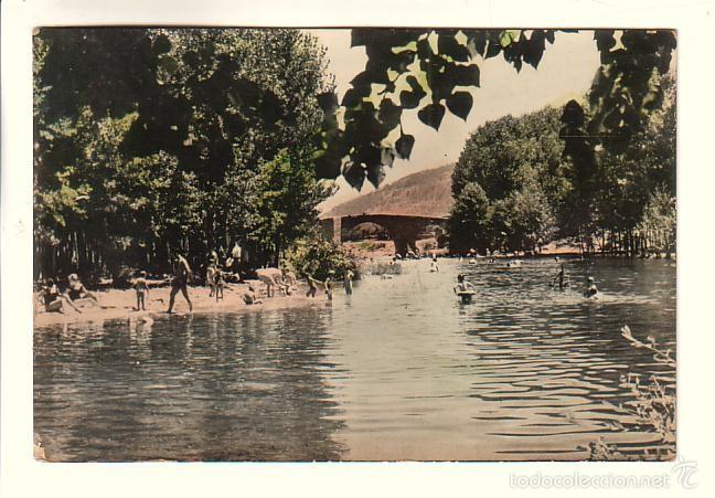 Postales: NAVALUENGA (AVILA).- RIO ALBERCHE (PLAYA)