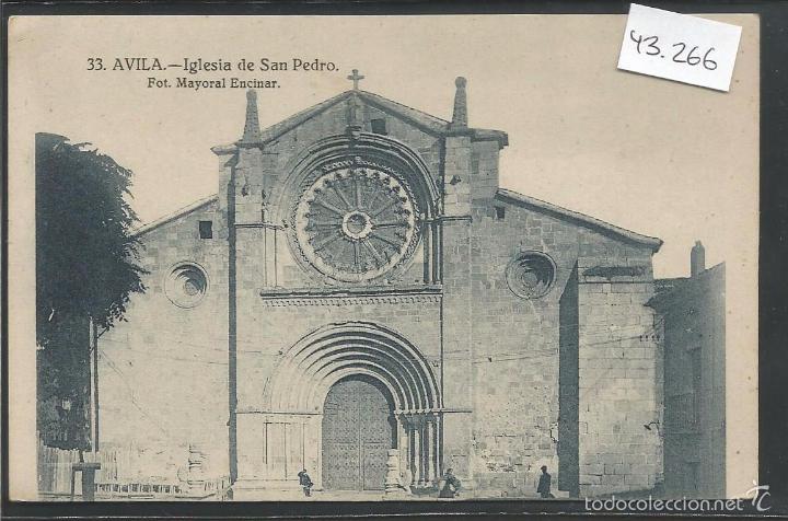 Postales: AVILA - 33 - IGLESIA DE SAN PEDRO  - (43.266)