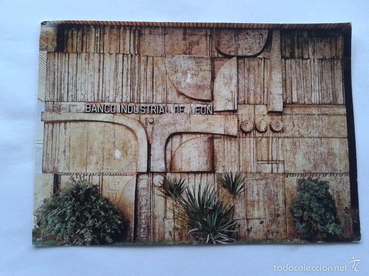 Postales: POSTAL -- BANCO INDUSTRIAL DE LEON -- LEON -- SIN USO --