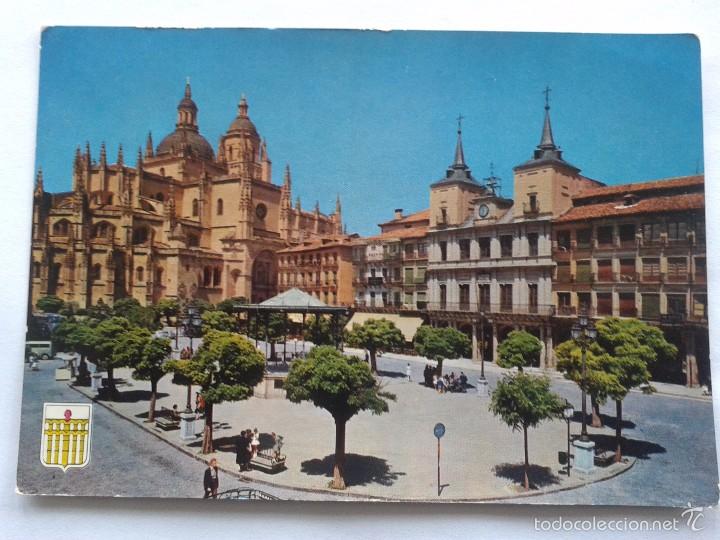Postales: POSTAL -- SEGOVIA - LA CATEDRAL -- USADA -- - Foto 1