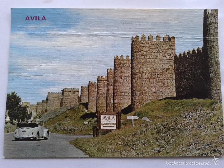 Postales: POSTAL -- AVILA - MURALLAS -- SIN USO --