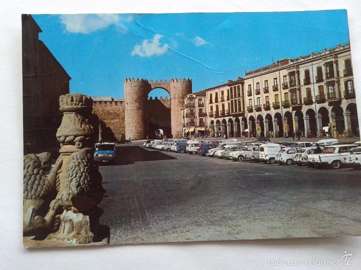 Postales: POSTAL -- AVILA - PARTE POSTERIOR PUBLICIDAD CONFITERIA ISELMA --