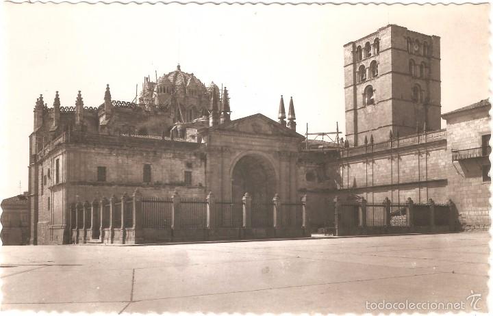 Postales: ZAMORA FACHADA PRINCIPAL DE LA CATEDRAL