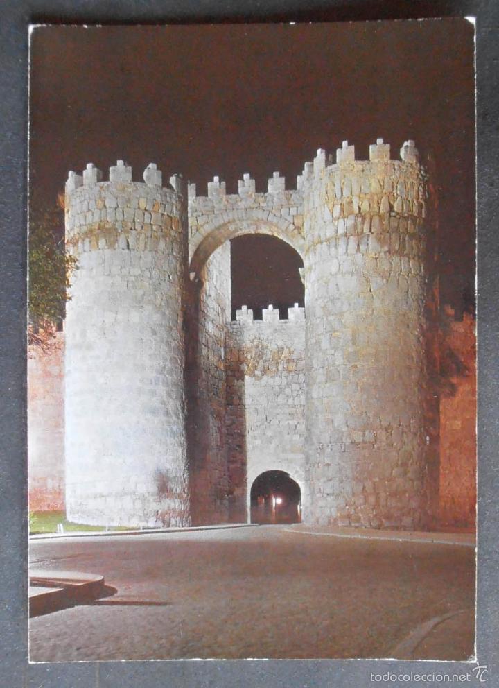 Postales: (41696)POSTAL SIN CIRCULAR,AQU&Iacute;, POSTAL DEL MUNICIPIO CON PUBLICIDAD EN LA PARTE POSTERIOR,AVILA,&Aacute;VI