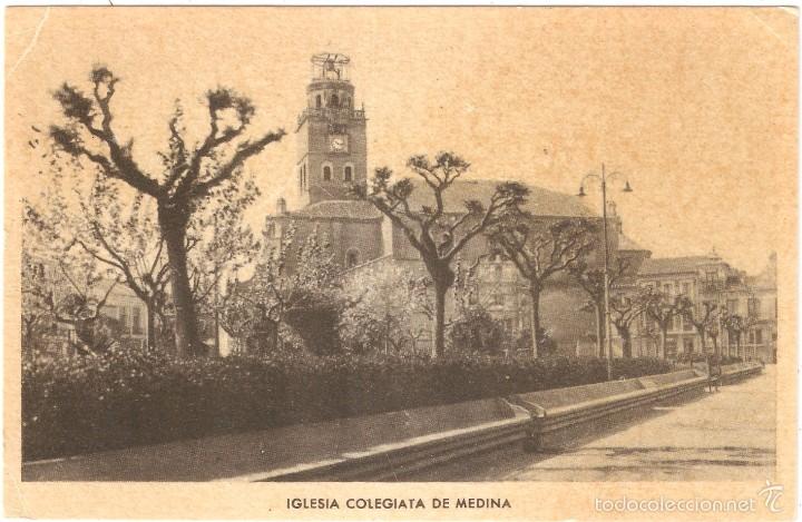 Postales: MEDINA DEL CAMPO IGLESIA COLEGIATA DE MEDINA
