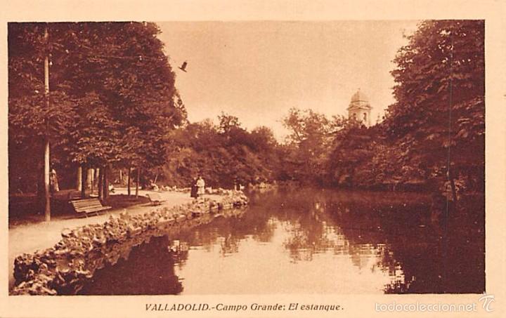Postales: VALLADOLID.- CAMPO GRANDE.-EL ESTANQUE