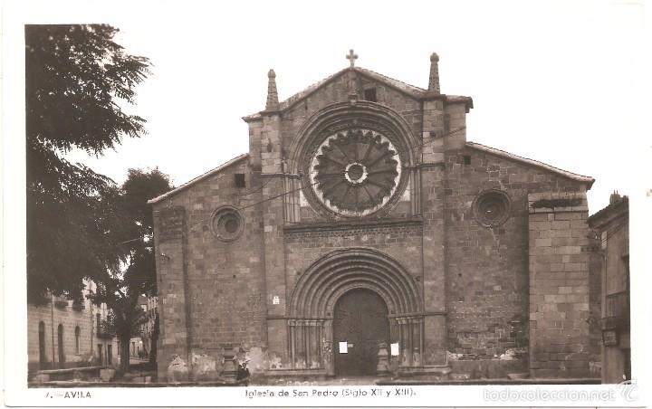 Postales: &Aacute;VILA IGLESIA DE SAN PEDRO