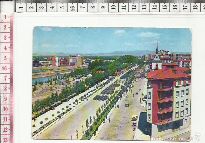 Postales: 14.471 TARJETA POSTAL, AVENIDA DE LA FACULTAD, DESFILE MILITAR, LEON