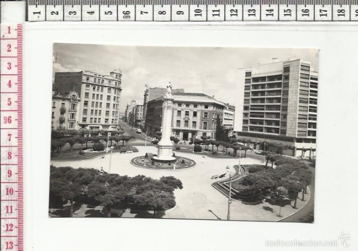 Postales: 14.478 TARJETA POSTAL BLANCO Y NEGRO, PLAZA CALVO SOTELO, LEON