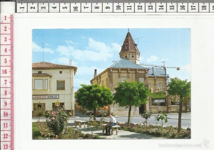 Postales: 14.501 TARJETA POSTAL, PLAZA DE ESMES FRANCO, SAHAGUIN, LEON