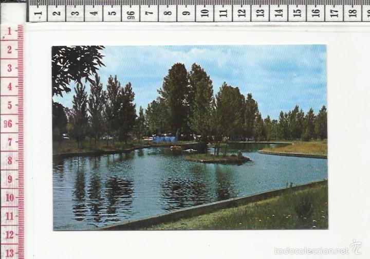 Postales: 14.525 TARJETA POSTAL, LAGO Y CAMPING, BO&Ntilde;AR, LEON