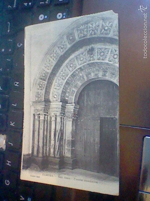 Postales: PUERTA ROMANICA CLICHE CONTI ZAMORA FALTA PAPEL ESQUINA S/N&ordm; S/C