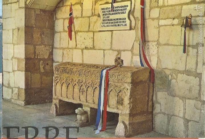Postales: POSTAL, COVARRUBIAS, SEPULCRO PRINCESA CRISTINA DE NORUEGA, SIGLO XIII, SIN CIRCULAR
