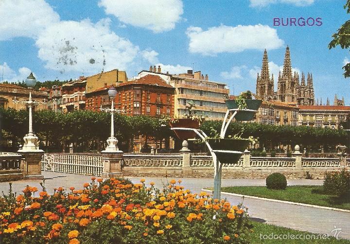 Postales: :::: LC563 - POSTAL - BURGOS - PASEO DE LA MERCED