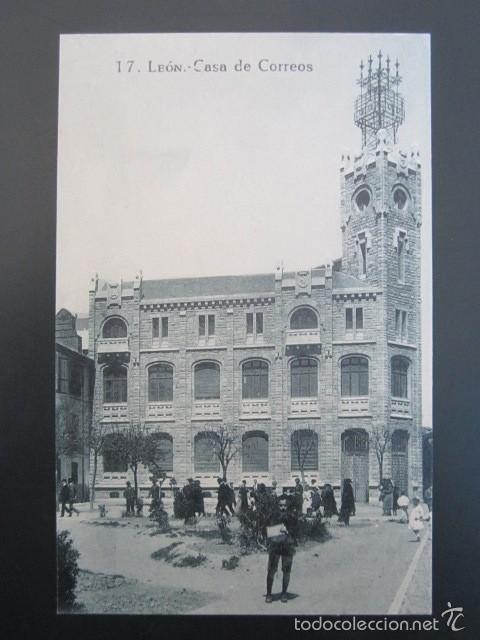 Postales: POSTAL LE&Oacute;N. CASA DE CORREOS. - Foto 1