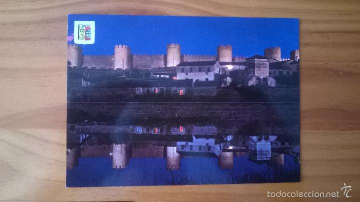 Postales: POSTAL DE LA MURALLA OESTE Y RIO ADAJA DE AVILA - SIN USAR