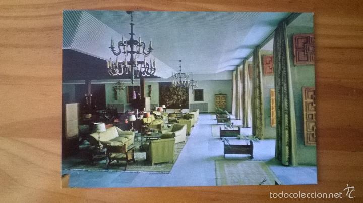 Postales: POSTAL DEL INTERIOR DEL HOSTAL DE SAN MARCOS (LEON) - SIN USAR
