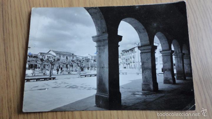Postales: ANTIGUA POSTAL.SOPORTALES Y VISTA PARCIAL PLAZA MAYOR.VILLARCAYO,BURGOS.SICILIA.N&ordm; 2.A&Ntilde;OS 60
