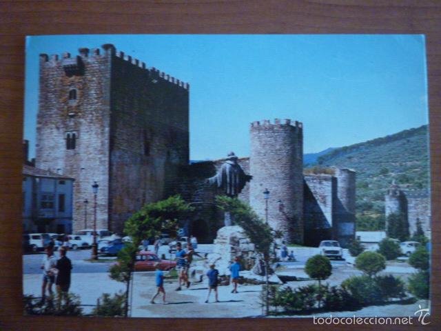 Postales: POSTAL ESTATUA DE SAN PEDRO DE ALCANTARA Y CASTILLO DE ARENAS DE SAN PEDRO (AVILA). ESCRITA 1969