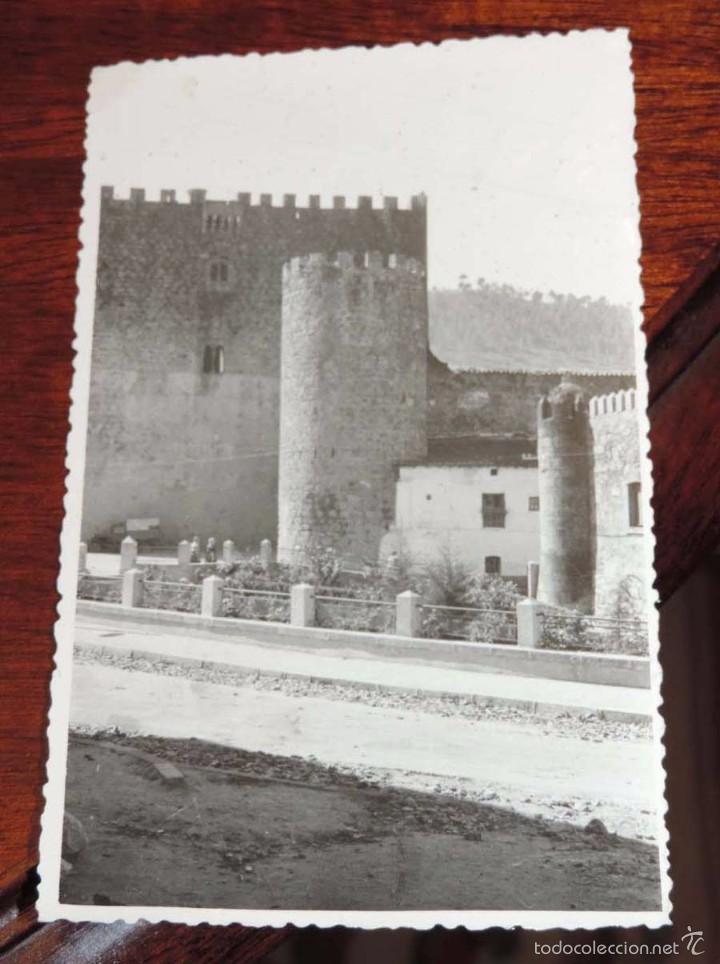 Postales: FOTO POSTAL DE ARENAS DE SAN PEDRO, AVILA, CASTILLO DE D. ALVARO DE LUNA, ORIGINAL SERRANO, NO CIRCU
