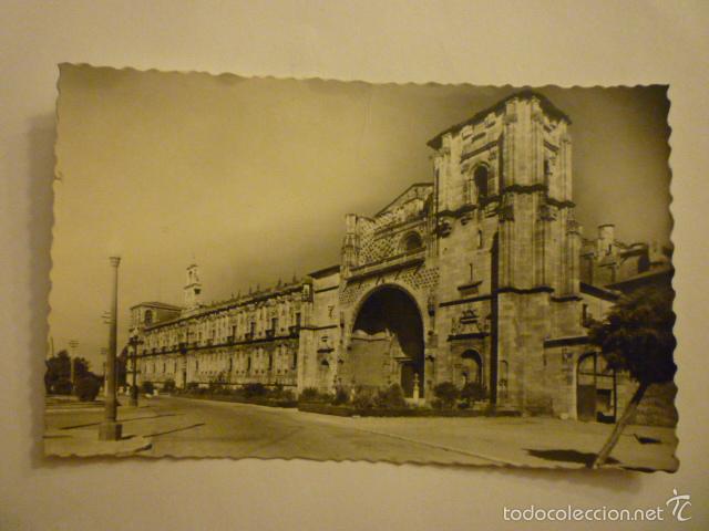 Postales: POSTAL FACHADA PRINCIPAL DE SAN MARCOS EN LEON. ESCRITA.