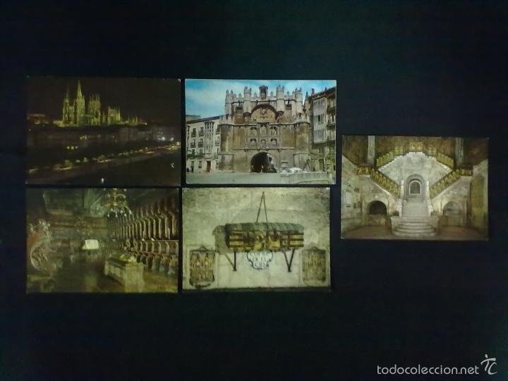 Postales: BURGOS CATEDRAL CINCO POSTALES - Foto 1