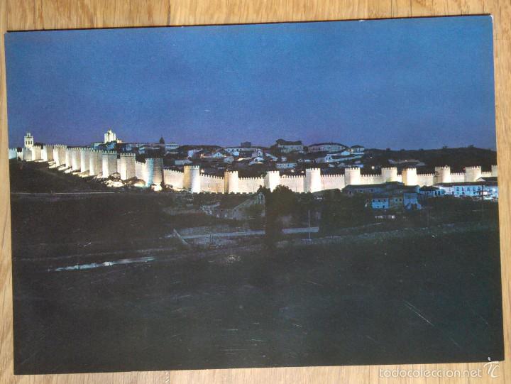 Postales: AVILA - VISTA NOCTURNA