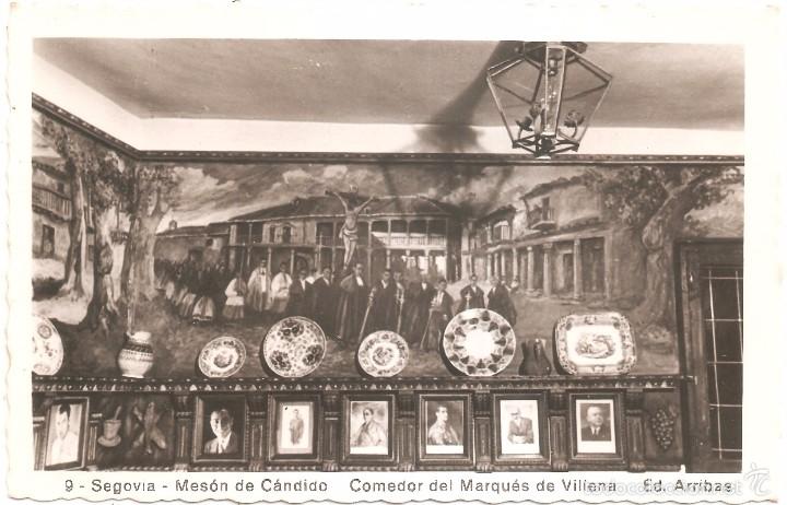 Postales: SEGOVIA MES&Oacute;N DE C&Aacute;NDIDO COMEDOR DEL MARQU&Eacute;S DE VILLENA