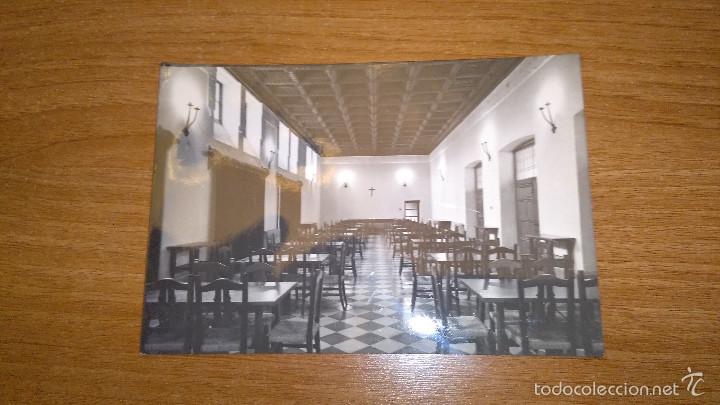 Postales: POSTAL PE&Ntilde;ARANDA DE DUERO PALACIO DE AVELLANEDA COMEDOR CON SU  ARTESANADO SIN CIRCULAR