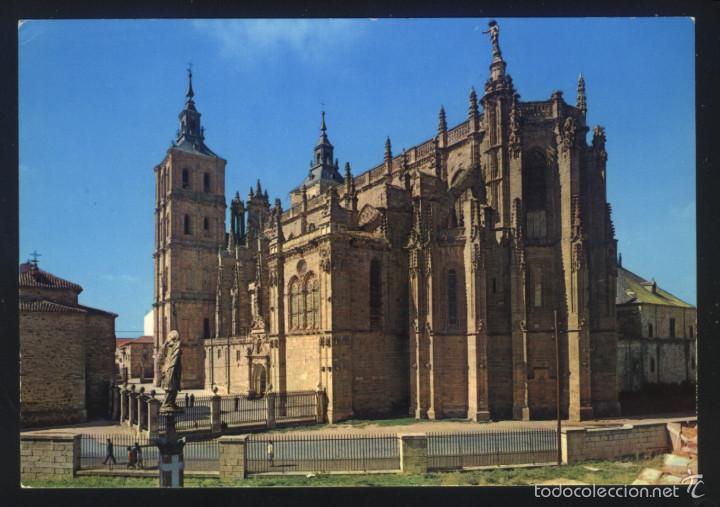 Postales: LE-0542- LE&Oacute;N. ASTORGA. LA CATEDRAL. - Foto 1