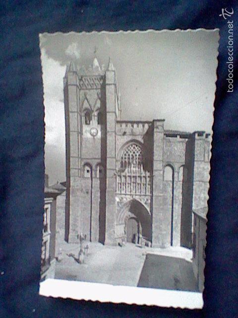 Postales: FACHADA CATEDRAL  AVILA ED GARRABELLA N&ordm; 20 ESCRITA