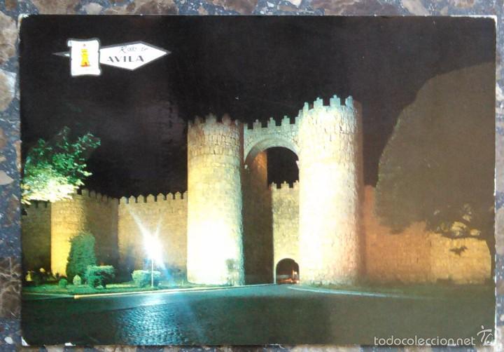 Postales: AVILA - PUERTA DE SAN VICENTE