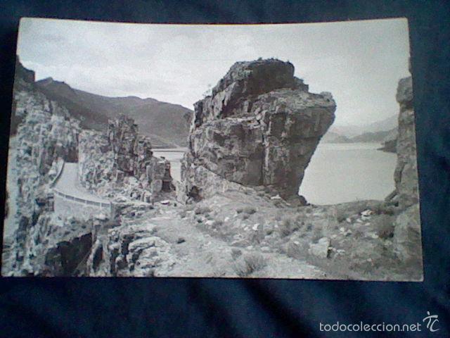 Postales: PRESA EMBALSE BARRIOS LUNA LEON ED SICILIA N&ordm; 5 ESCRITA