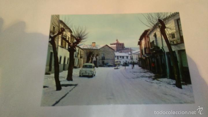 Postkarten: POSTAL PIERAHITA UNA CALLE EN INVIERNO SIN CIRCULAR