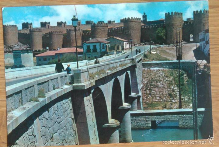 Postales: AVILA - PUENTE SOBRE EL ADAJA