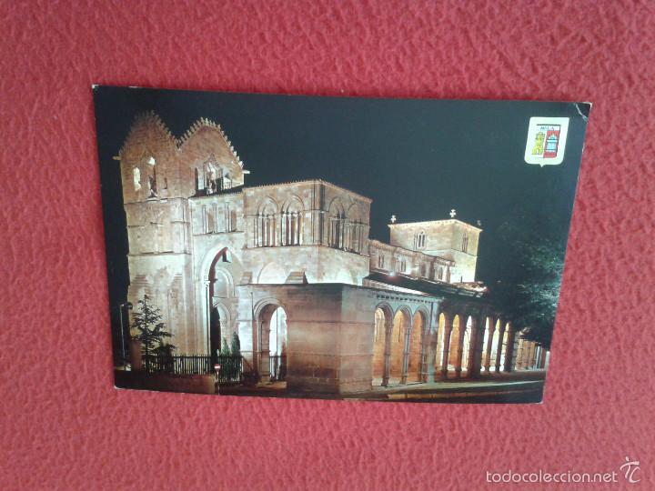 Postales: POSTAL POSTCARD AVILA BASILICA DE SAN VICENTE NOCTURNA. FISA ESCUDO DE ORO