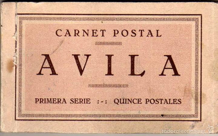 Postales: Block carnet postal Avila. Primera serie 14 postales Grafos. Fotos Mayoral